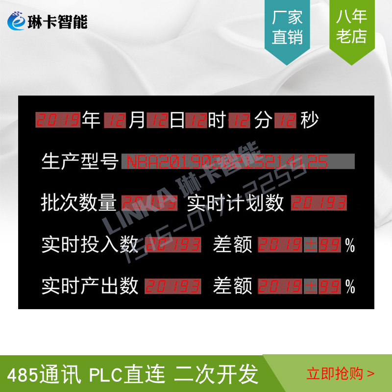 生產線投入產出電子看板